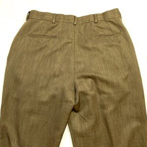 32x34 Green Cuffed Dress Pants 